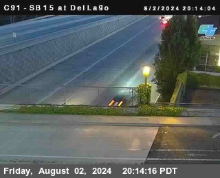 SB 15 at Del Lago bridge