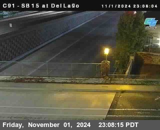 SB 15 at Del Lago bridge