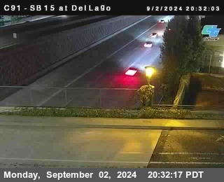 SB 15 at Del Lago bridge