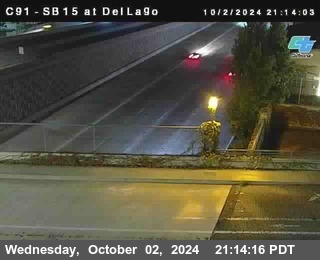 SB 15 at Del Lago bridge