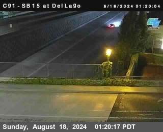 SB 15 at Del Lago bridge