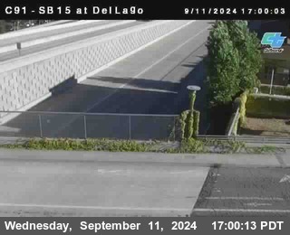 SB 15 at Del Lago bridge