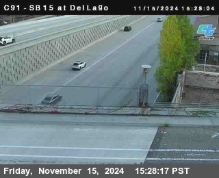 SB 15 at Del Lago bridge