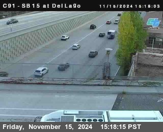 SB 15 at Del Lago bridge