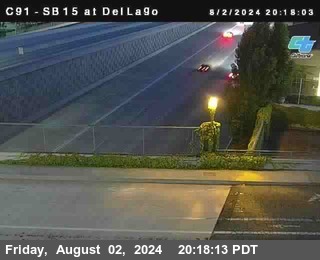 SB 15 at Del Lago bridge