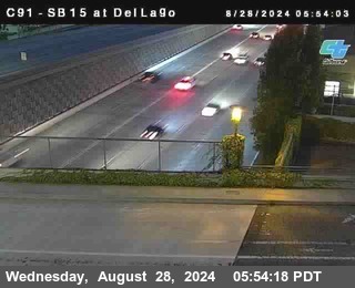 SB 15 at Del Lago bridge