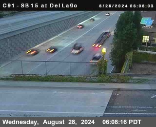 SB 15 at Del Lago bridge