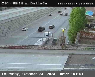 SB 15 at Del Lago bridge