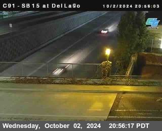 SB 15 at Del Lago bridge