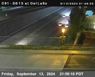 SB 15 at Del Lago bridge