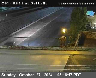 SB 15 at Del Lago bridge