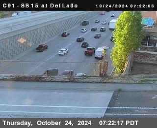 SB 15 at Del Lago bridge