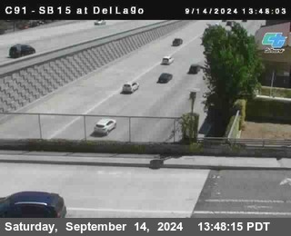 SB 15 at Del Lago bridge