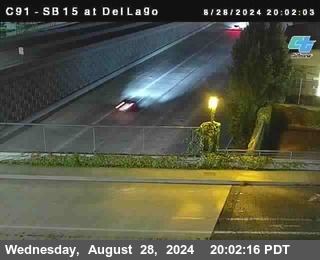 SB 15 at Del Lago bridge