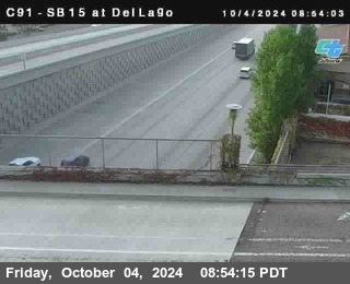 SB 15 at Del Lago bridge