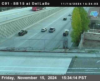 SB 15 at Del Lago bridge