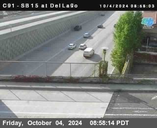 SB 15 at Del Lago bridge