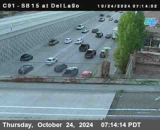 SB 15 at Del Lago bridge