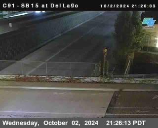 SB 15 at Del Lago bridge