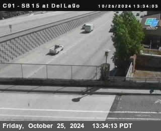 SB 15 at Del Lago bridge