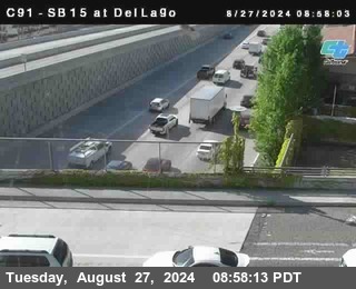 SB 15 at Del Lago bridge