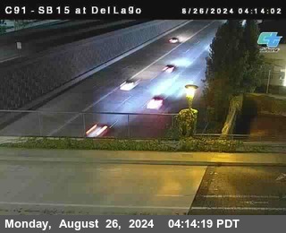 SB 15 at Del Lago bridge