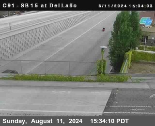 SB 15 at Del Lago bridge