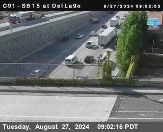 SB 15 at Del Lago bridge