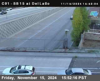 SB 15 at Del Lago bridge