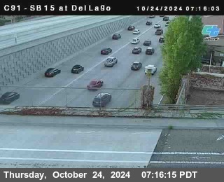 SB 15 at Del Lago bridge