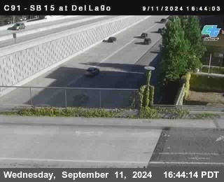 SB 15 at Del Lago bridge