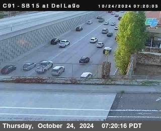 SB 15 at Del Lago bridge