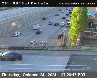 SB 15 at Del Lago bridge