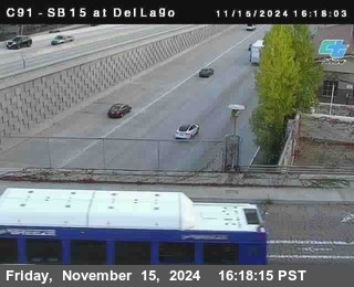 SB 15 at Del Lago bridge