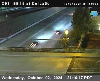 SB 15 at Del Lago bridge