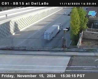 SB 15 at Del Lago bridge