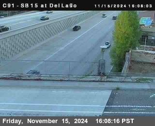 SB 15 at Del Lago bridge