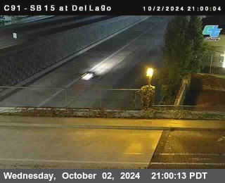 SB 15 at Del Lago bridge