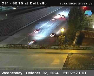 SB 15 at Del Lago bridge