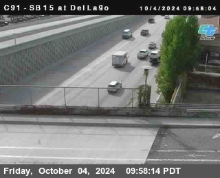 SB 15 at Del Lago bridge