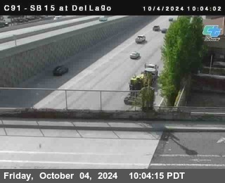 SB 15 at Del Lago bridge