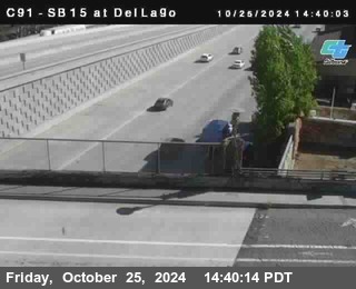 SB 15 at Del Lago bridge