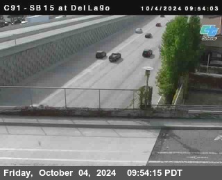 SB 15 at Del Lago bridge