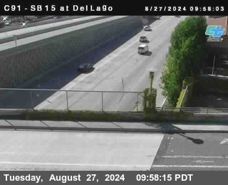 SB 15 at Del Lago bridge