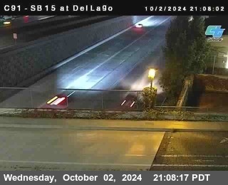 SB 15 at Del Lago bridge