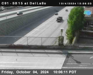 SB 15 at Del Lago bridge