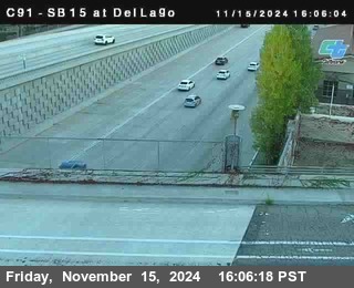 SB 15 at Del Lago bridge