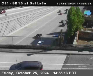 SB 15 at Del Lago bridge