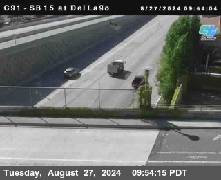 SB 15 at Del Lago bridge