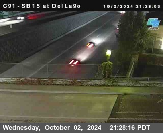 SB 15 at Del Lago bridge